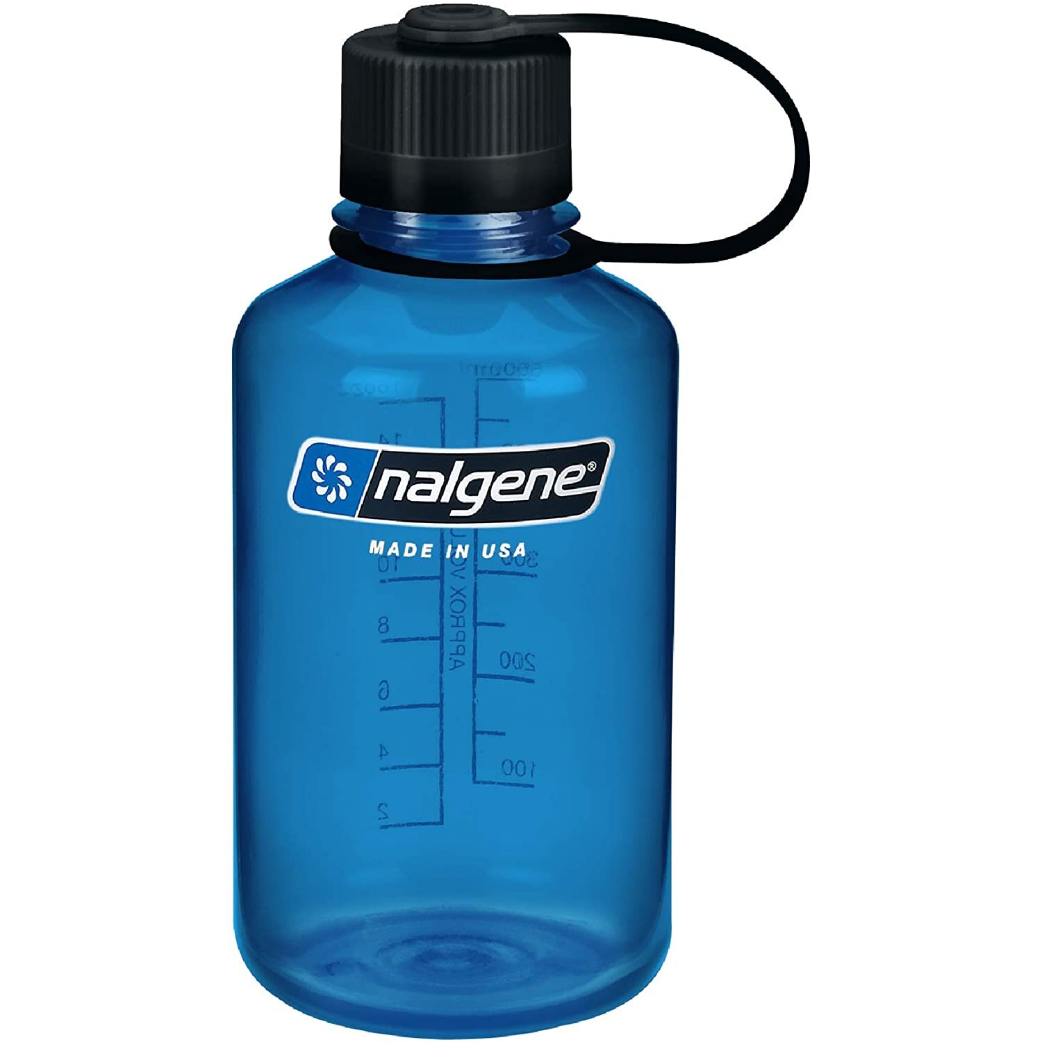 Nalgene Narrow Mouth Tritan Bottle, Blue, 500 ml
